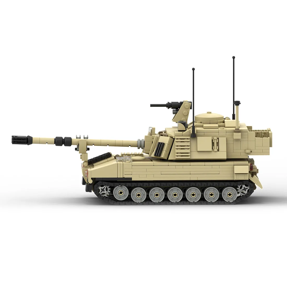 MOC-152147-M-109-PALADIN-155mm-Howitzer-135-Scale-Klemmbausteine-5