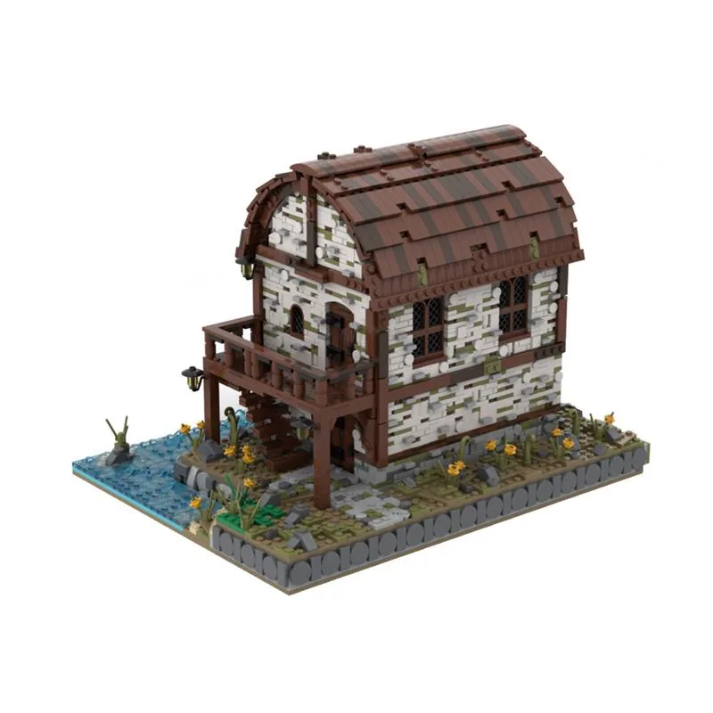 MOC-169846-Medieval-watermill-Klemmbausteine-2