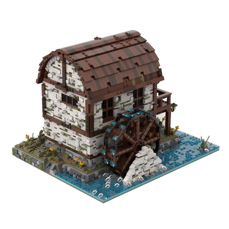 MOC-169846-Medieval-watermill-Klemmbausteine-4