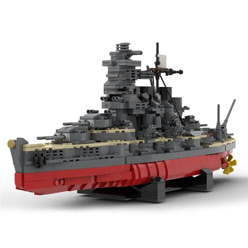 Mini-Schlachtschiff-Bismarck-Klemmbausteine-3