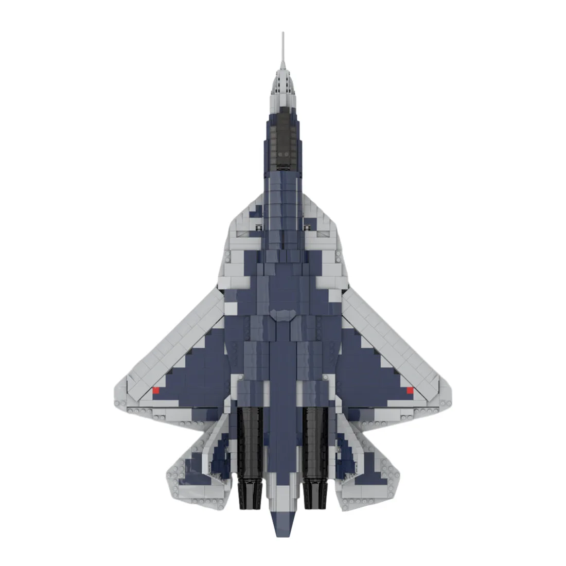 SU-57-Kampfflugzeug-Klemmbausteine-3