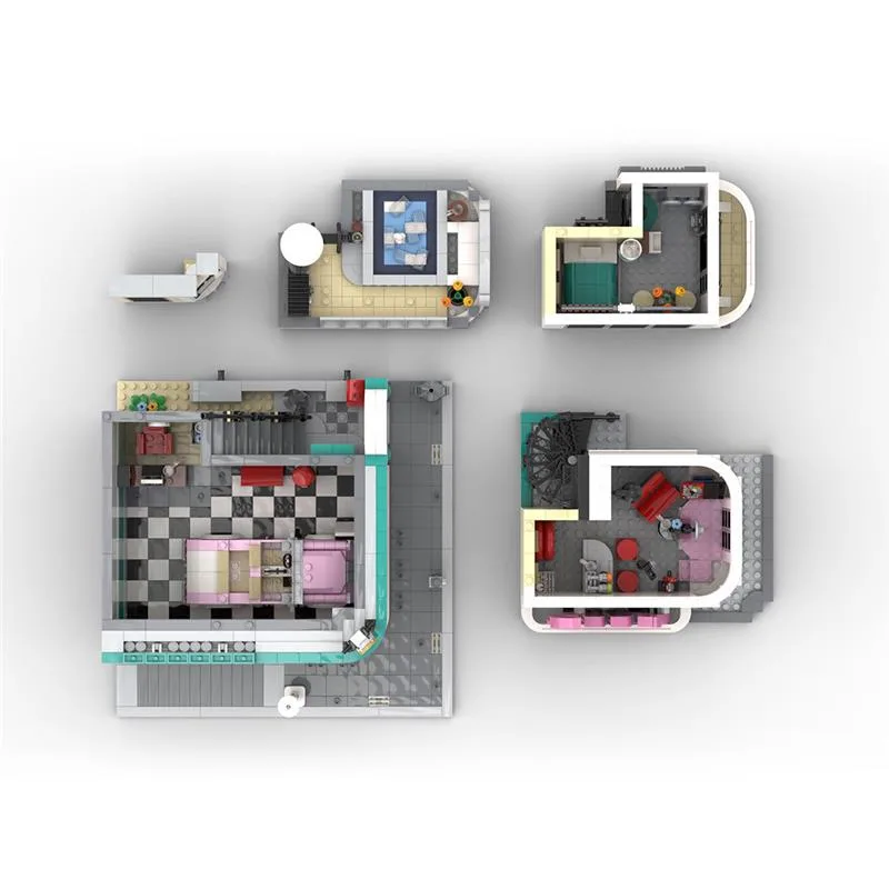 MOC-97835-Car-Dealership-Klemmbausteine-3