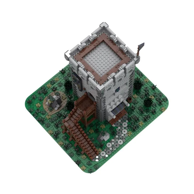 MOC-159468-Mittelalterlicher-Aussenposten-Black-Falcon-Castle-Klemmbausteine-4