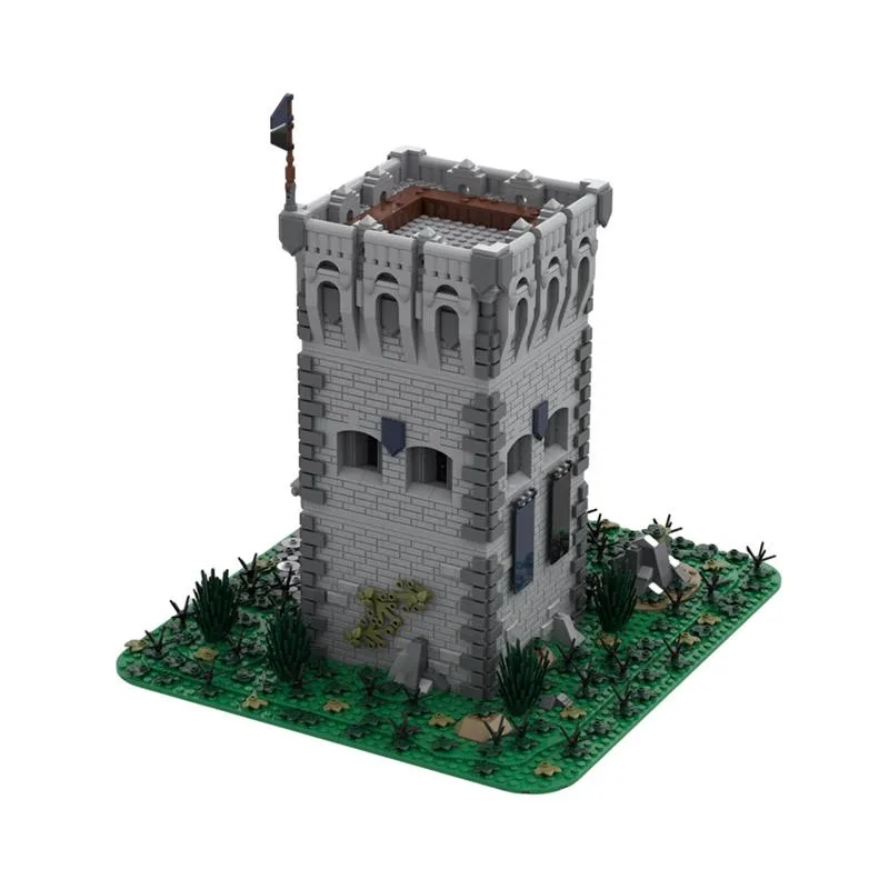 MOC-159468-Mittelalterlicher-Aussenposten-Black-Falcon-Castle-Klemmbausteine-5