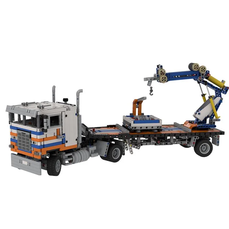MOC-122909-Freightliner-FLB-B-Modell-Klemmbausteine