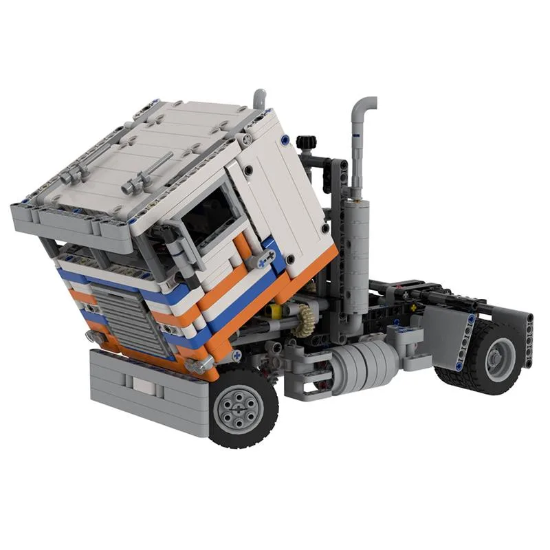 MOC-122909-Freightliner-FLB-B-Modell-Klemmbausteine-4