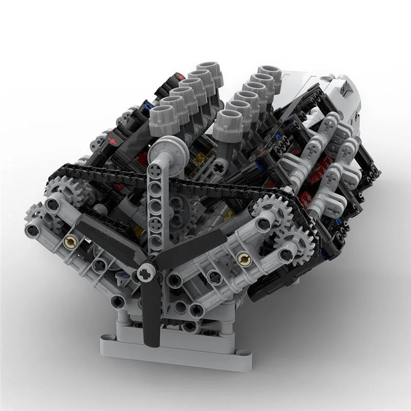 MOC-43833-V12-Motor-mit-Getriebe-Mk2-Klemmbausteine-3