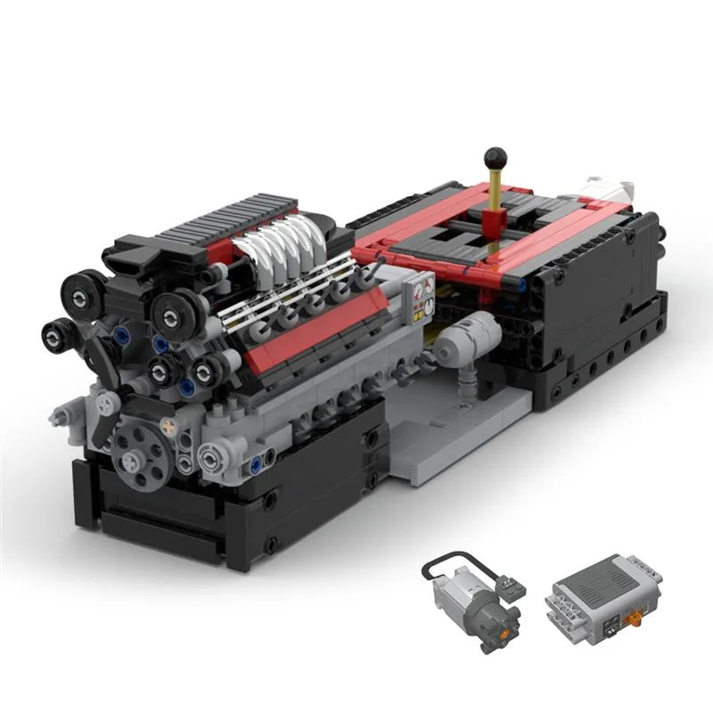 Luftgekuhlter-V10-Motor-mit-Getriebe-Klemmbausteine