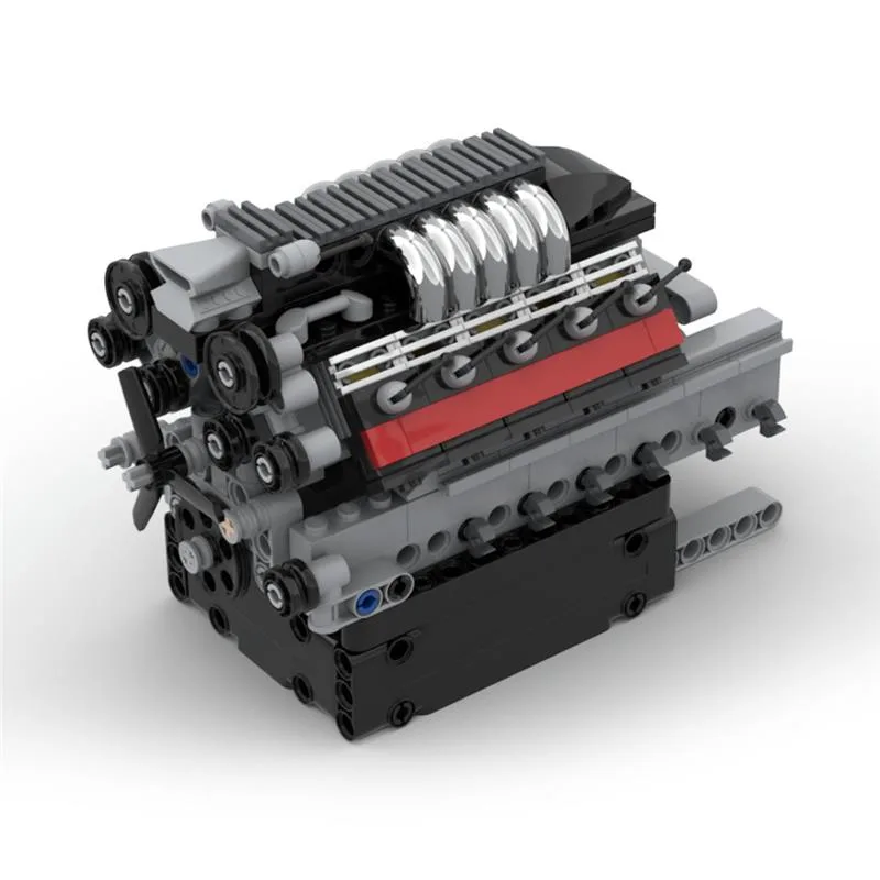 Luftgekuhlter-V10-Motor-mit-Getriebe-Klemmbausteine-4