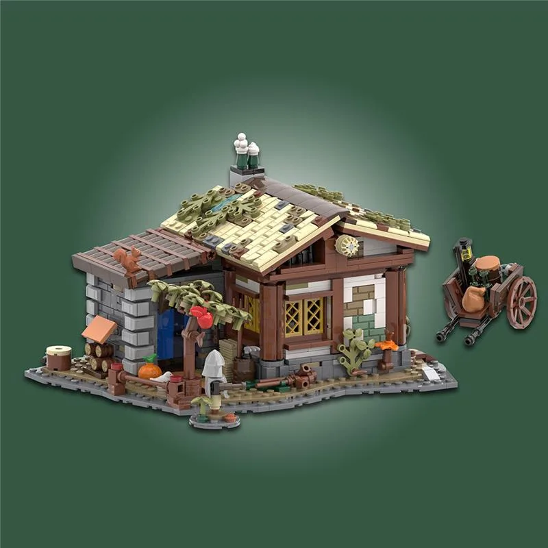 MOC-150993-A-HUT-NEXT-DOOR-Mittelalterliches-Dorf-Klemmbausteine-2