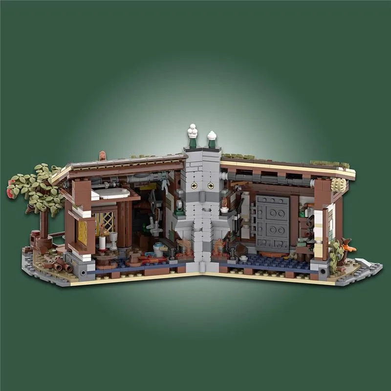 MOC-150993-A-HUT-NEXT-DOOR-Mittelalterliches-Dorf-Klemmbausteine-3