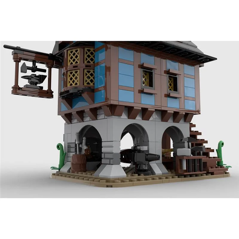 MOC-113518-Medieval-Theme-Alleys-Blacksmith-4