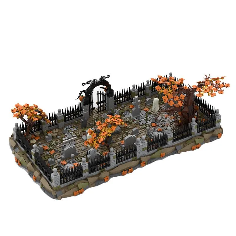 MOC-118177-Mittelalterlicher-Geisterfriedhof-Klemmbausteine-3