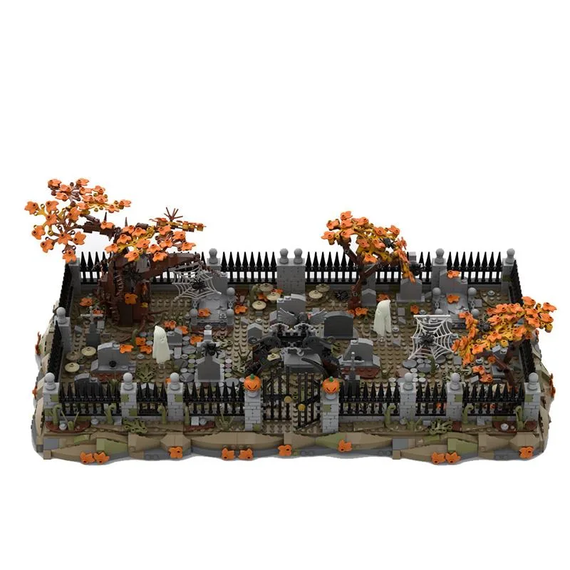 MOC-118177-Mittelalterlicher-Geisterfriedhof-Klemmbausteine-4