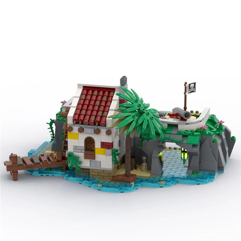 MOC-90994-The-Pirate-Series-The-Conquered-Outpost-Klemmbausteine-2