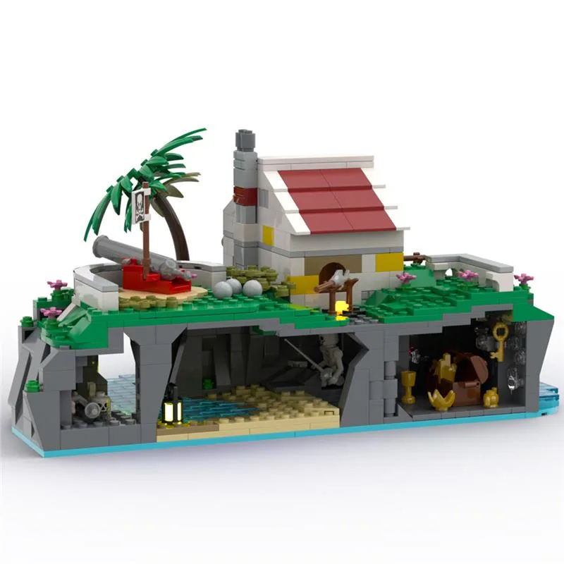 MOC-90994-The-Pirate-Series-The-Conquered-Outpost-Klemmbausteine-3