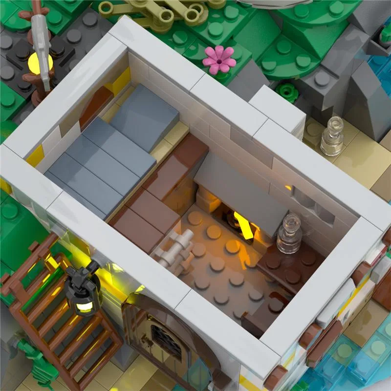 MOC-90994-The-Pirate-Series-The-Conquered-Outpost-Klemmbausteine-4