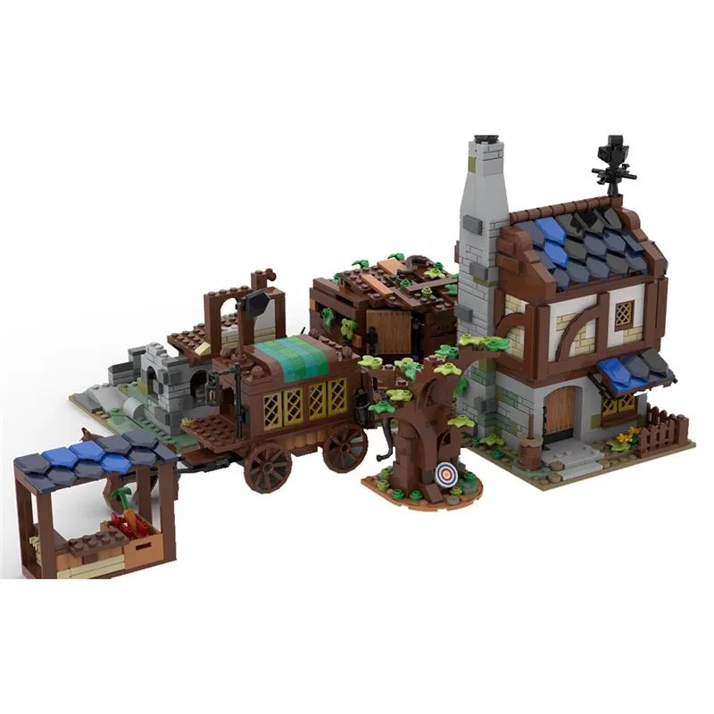 MOC-120195-Mittelalterliches-Dorfpaket-21325-Alt_-Bauen-Klemmbausteine-2