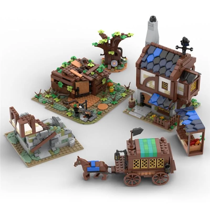 MOC-120195-Mittelalterliches-Dorfpaket-21325-Alt_-Bauen-Klemmbausteine-7