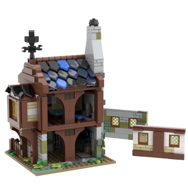 MOC-120195-Mittelalterliches-Dorfpaket-21325-Alt_-Bauen-Klemmbausteine-12