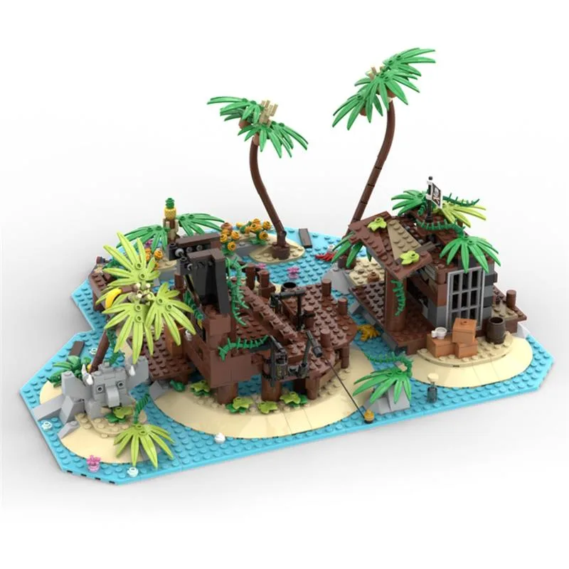 MOC-117866-Pirateninsel-Barracuda-Bay-Klemmbausteine