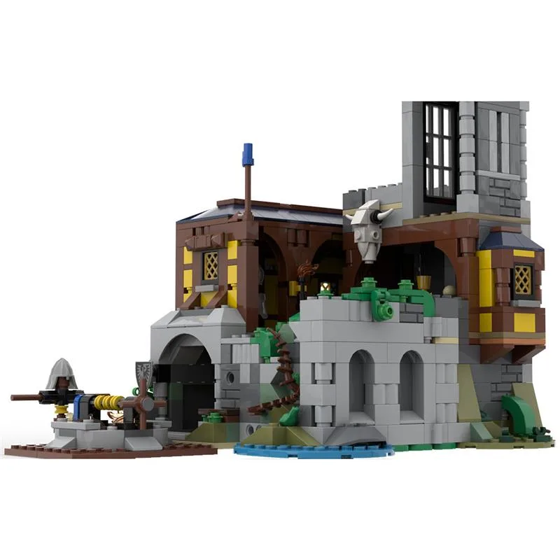 MOC-115655-Mittelalterlicher-schwarzer-Sakerturm-Klemmbausteine-4