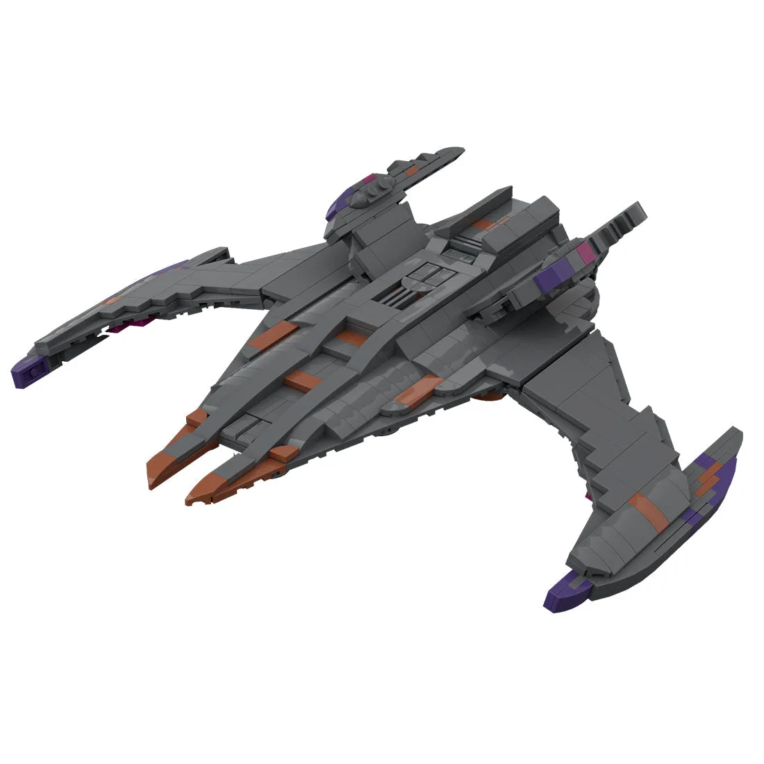 MOC-115454-Battlecruiser-Model-Spaceship-Klemmbausteine