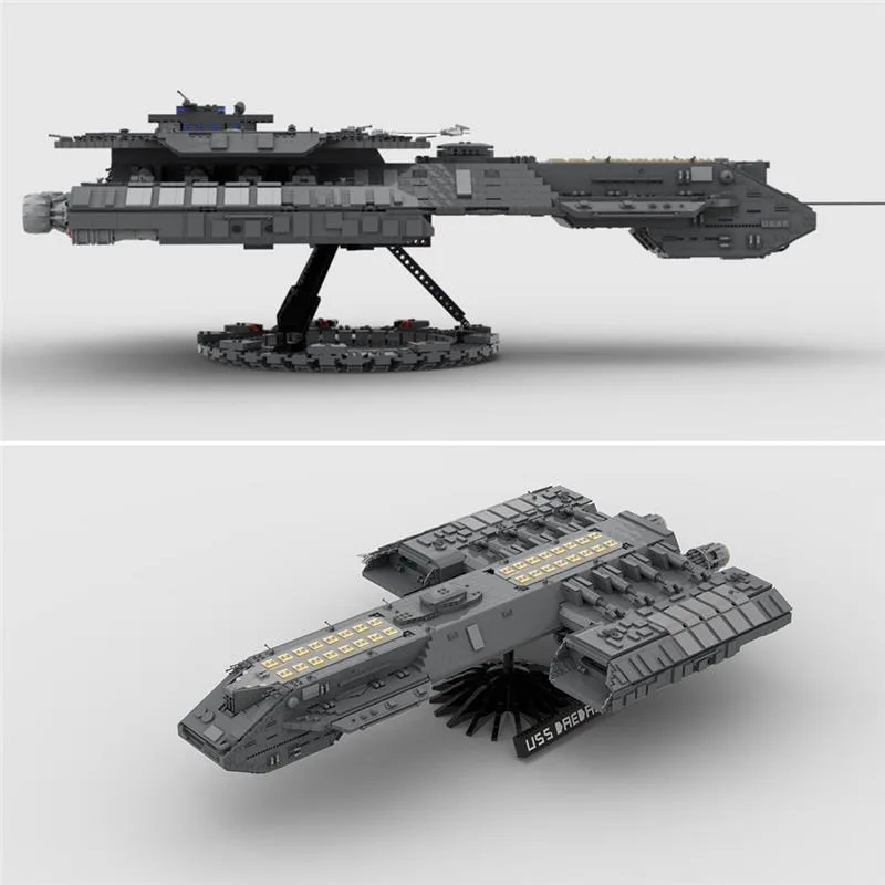 MOC-35381-USS-Daedalus-Sci-Fi-Schlachtschiff-Klemmbausteine-7