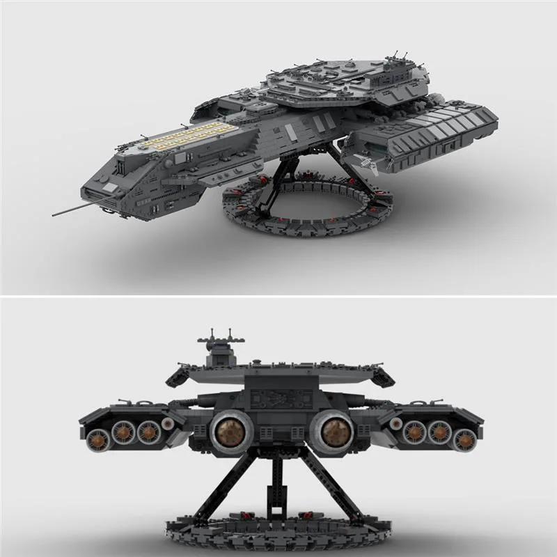 MOC-35381-USS-Daedalus-Sci-Fi-Schlachtschiff-Klemmbausteine-8