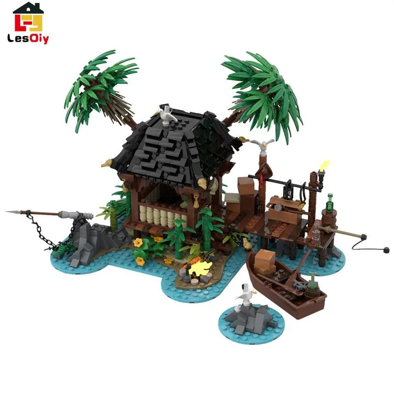 MOC-110117-Piratenserie-Piratenflucht-Klemmbausteine