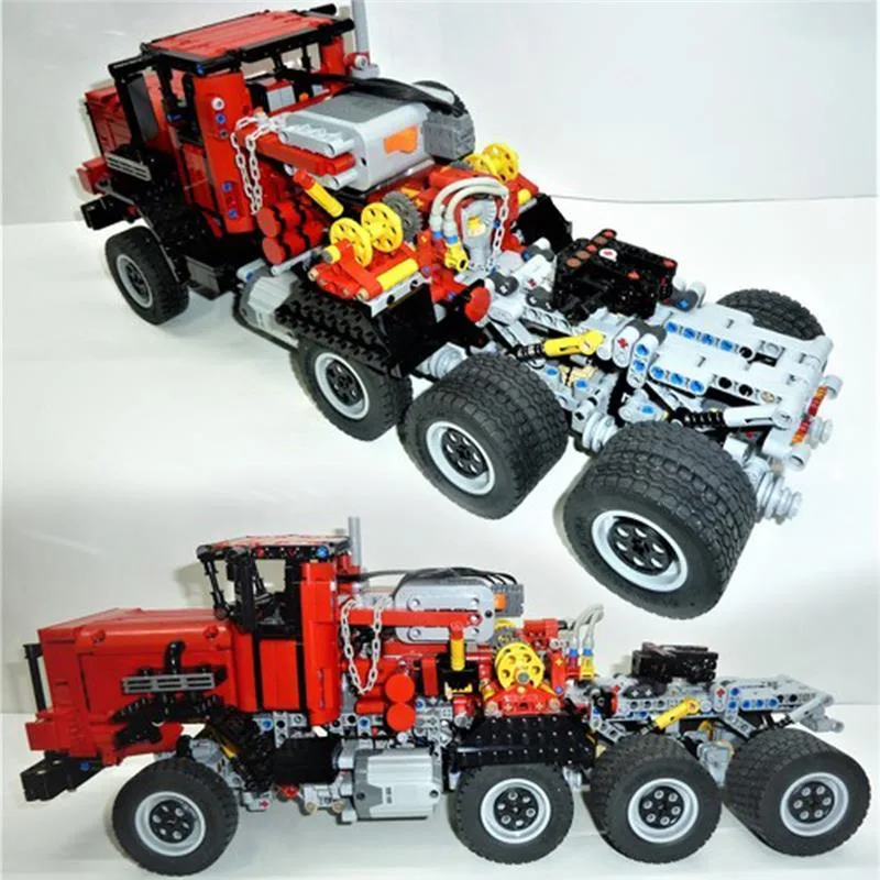 MOC-41221-Schwermaschinentransporter-Klemmbausteine-7