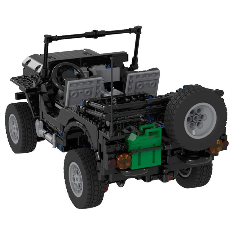 MOC-44695-Militar-Gelandewagen-Anhangermodell-Militarversion-3