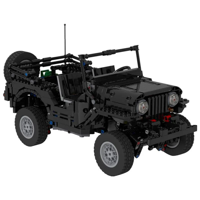 MOC-44695-Militar-Gelandewagen-Anhangermodell-Militarversion-6