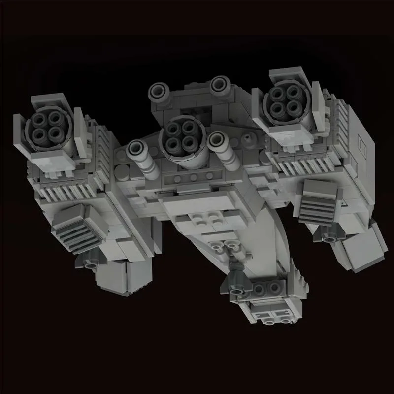 MOC-90493-USCSS-Nostromo-midi-scale-Raumschiff-Klemmbausteine-4