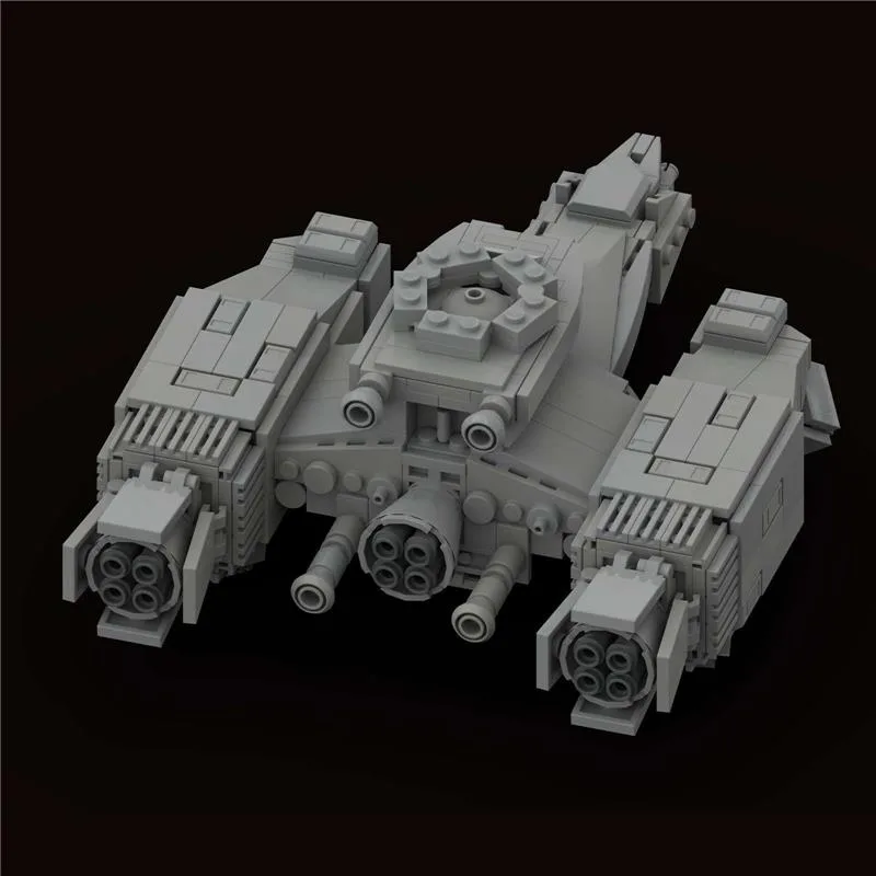 MOC-90493-USCSS-Nostromo-midi-scale-Raumschiff-Klemmbausteine-5