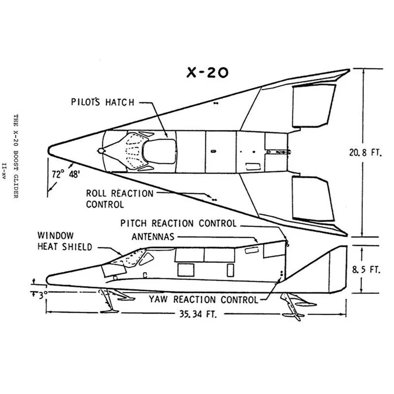 MOC-88096-X-20-Dyna-Soar-Flugzeug-Klemmbausteine-2