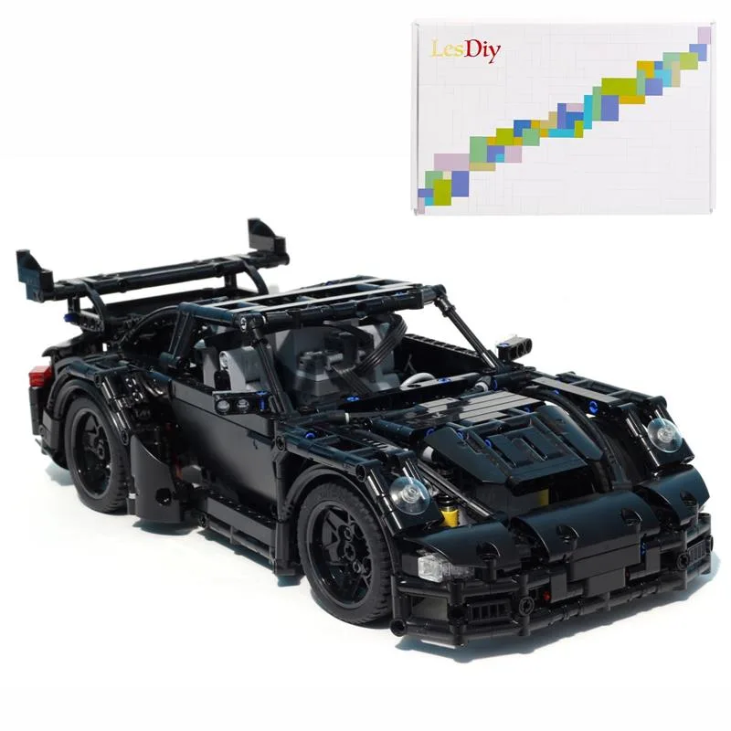 MOC-12532-GT3-RS-Sportwagen-Klemmbausteine-3