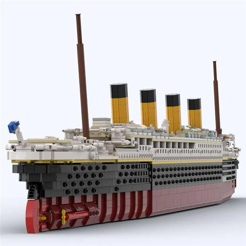 MOC-90626-Titanic-Bausteine-Schiff-Klemmbausteine