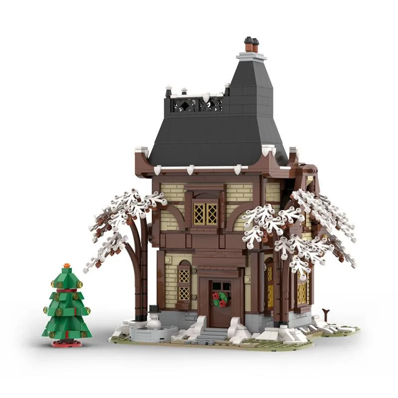 MOC-89215-Weihnachtsvilla-Klemmbausteine-4