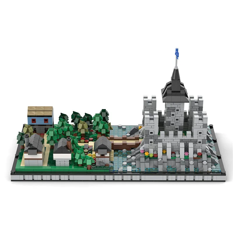 MOC-Microscale-Castle-Village-Diorama