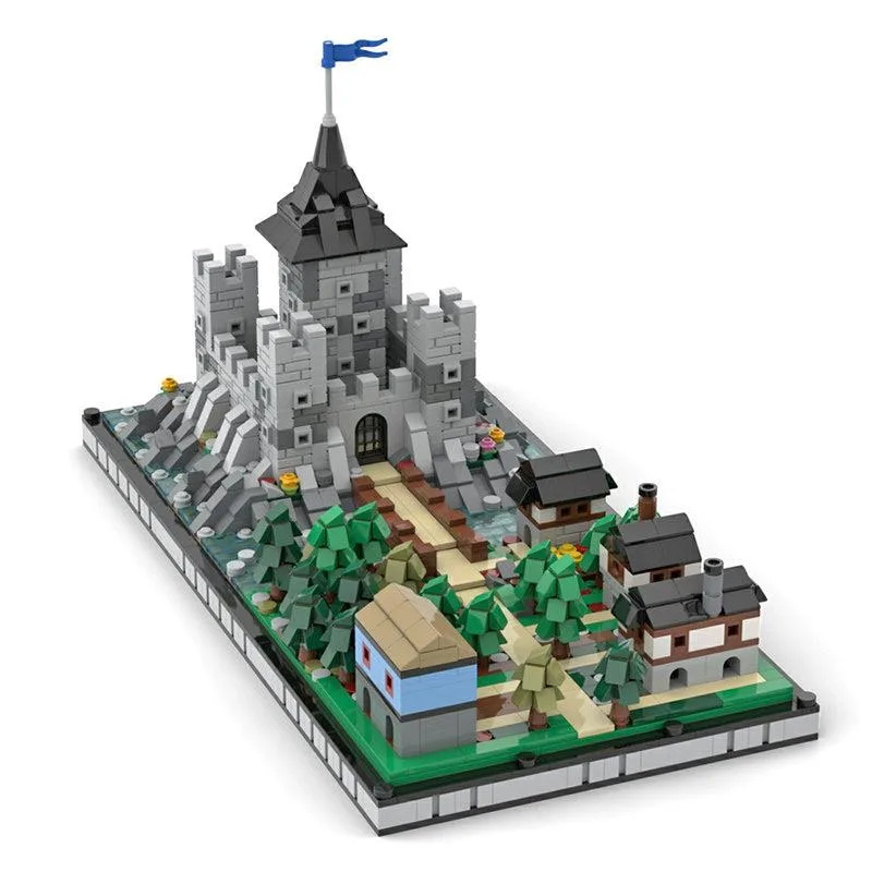 MOC-Microscale-Castle-Village-Diorama-2
