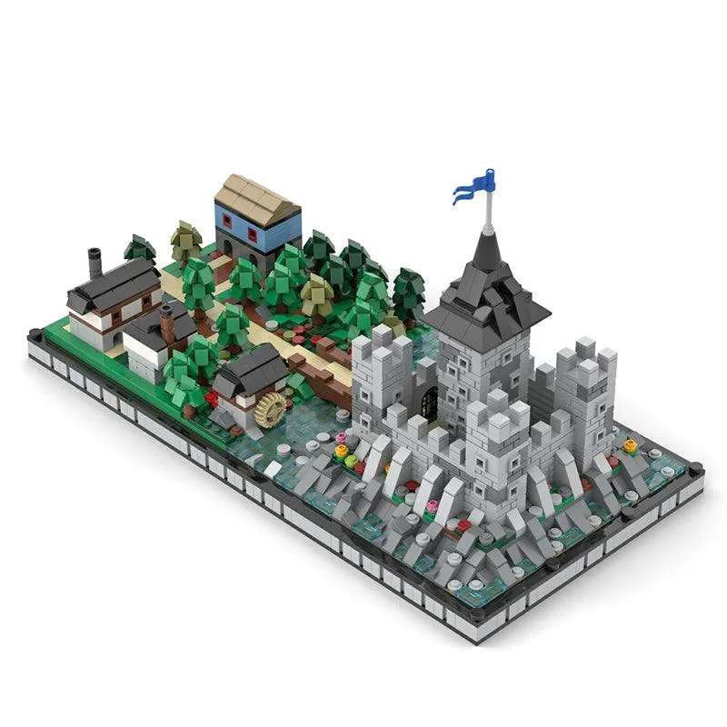MOC-Microscale-Castle-Village-Diorama-4