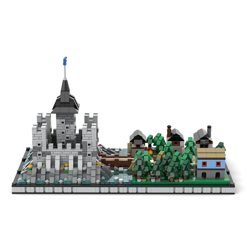 MOC-Microscale-Castle-Village-Diorama-6