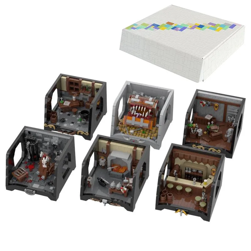 MOC-41116-Medieval-Series-6-Scenes-Klemmbausteine