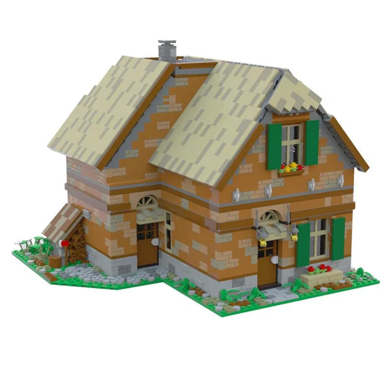 MOC-Modular-Bauernhaus-Klemmbausteine
