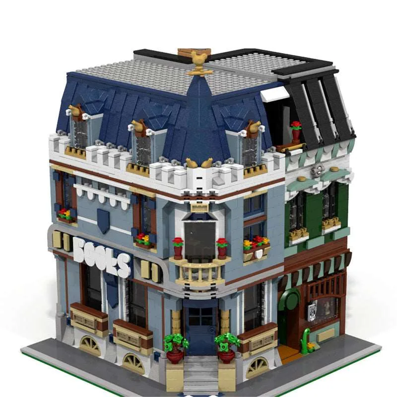 MOC-Modular-Buchhandlung-Klemmbausteine