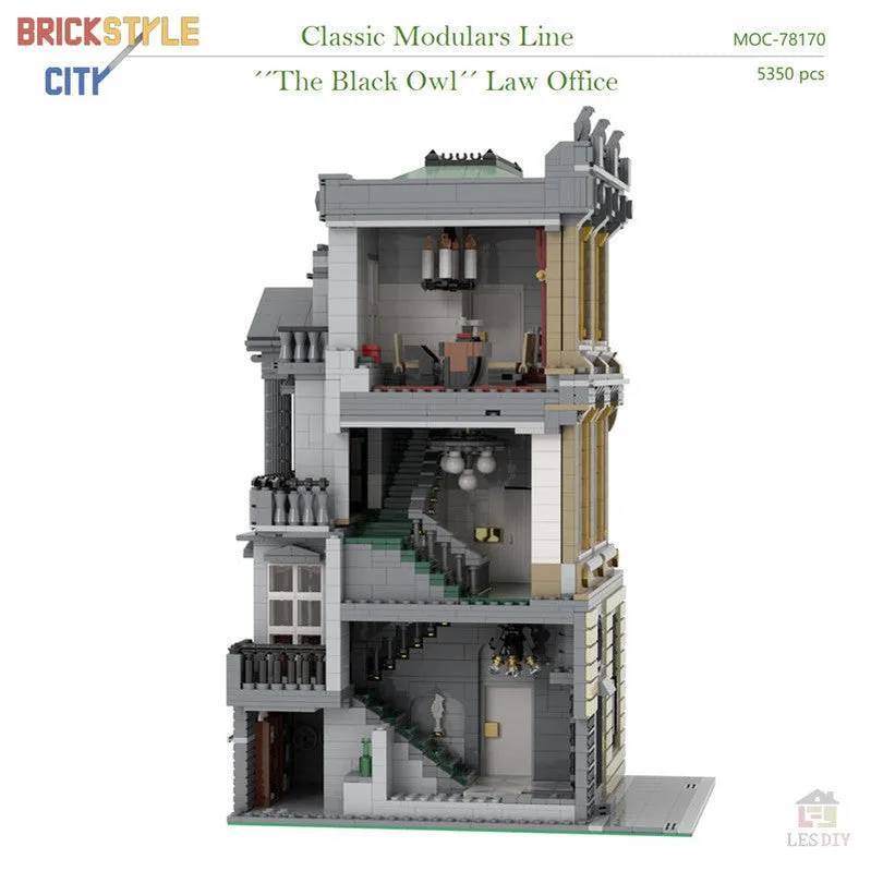 MOC-78170-Anwaltskanzlei-Schwarze-Eule-Klemmbausteine-2