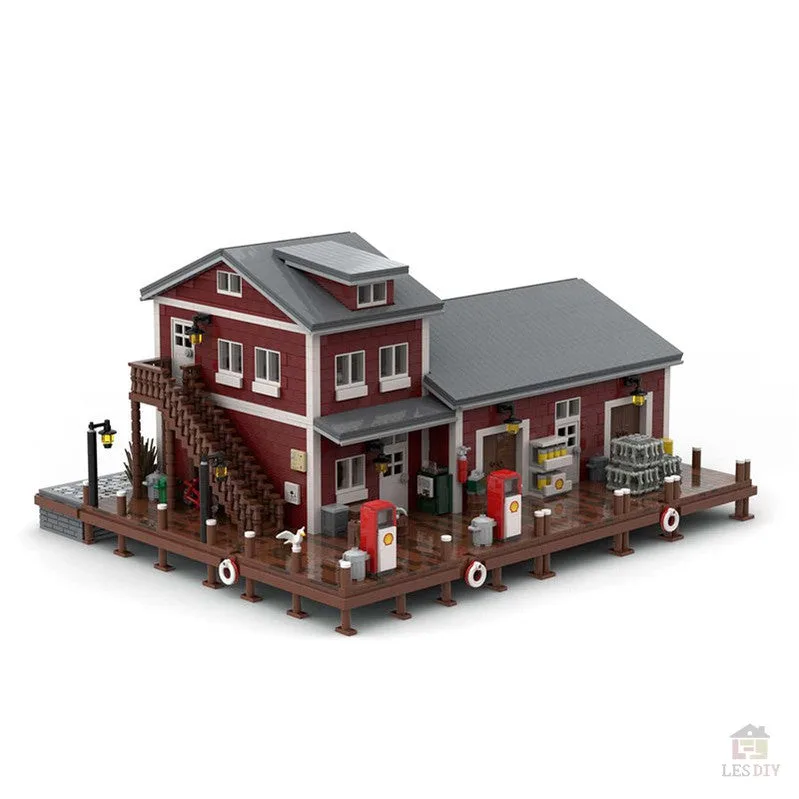 MOC-54693-Treibstoff-und-Ol-am-Hafen-Klemmbausteine