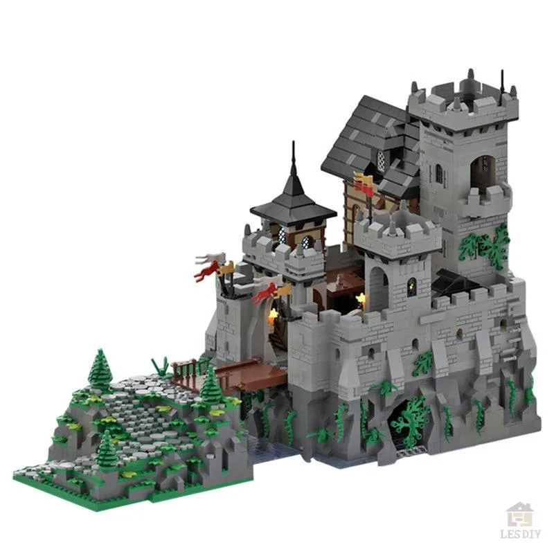 MOC-36658-Graues-Schloss-Klemmbausteine