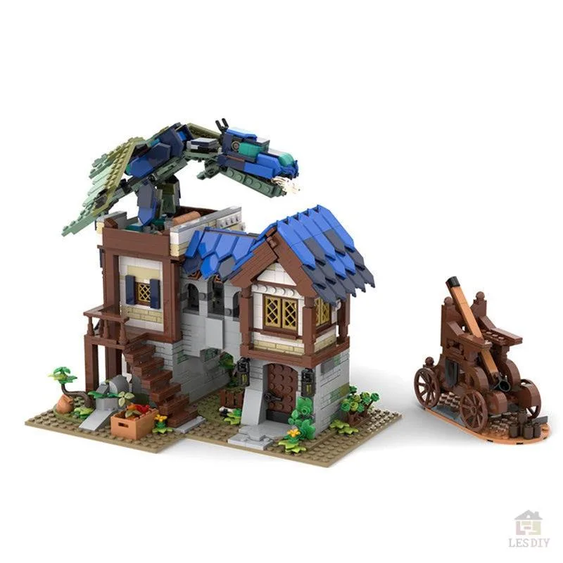 MOC-75365-Drachen-Attacke-Klemmbausteine-2